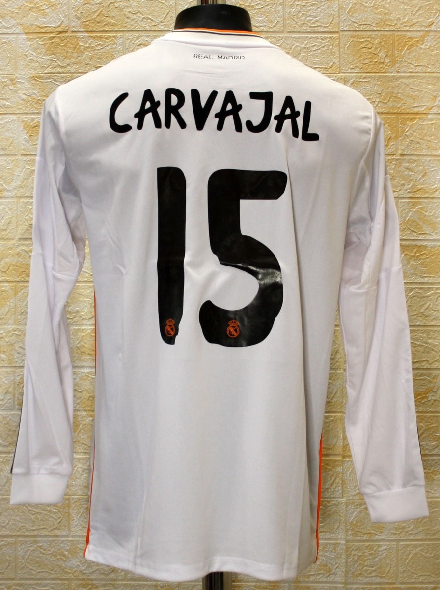 Real Madrid 2014 UEFA CL Final jersey shirt Carvajal #15 | eBay