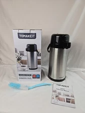 Coffee Carafe for Keeping Hot - 102oz/3L Airpot Coffee Dispenser with Pump