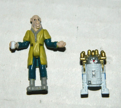 Micro Machines Star Wars Action Fleet Jabba's Sail Barge Yak Face & R2-D2 ONLY
