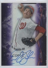 2014 Bowman Sterling Prospect Purple Refractor 21/50 Erick Fedde Auto 8b5