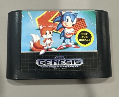 Sonic the Hedgehog 2 Sega Genesis Video Game Cartridge Only Tested Works