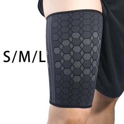 Oberschenkel Kompressionsmanschette Nylon Oberschenkelbandage für Bergsteigen Training Reiten