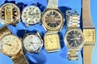 VINTAGE WATCH LOT (8) Seiko, Caravelle, Wenger & Croton Swiss, Timex 4 Repair