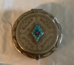 Silver & Enamel Compact