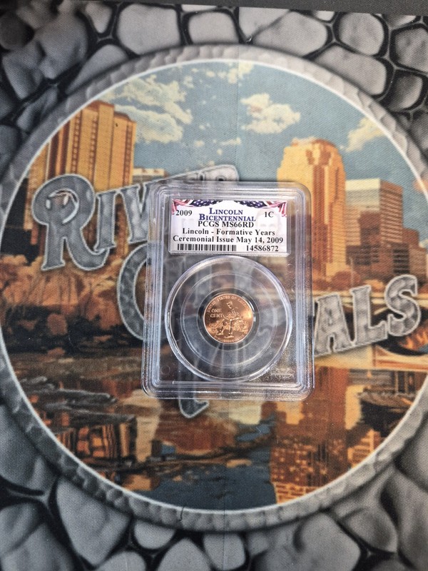 2009 1C PCGS MS66RD Lincoln Formative Years Ceremonial Issue May 14 2009 Coin
