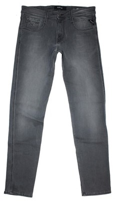 Replay Herren Jeans Hose M 914 ANBASS Skinny Stretch (M914) W32 L32 grau *