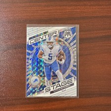 2023 Mosaic David Montgomery Center Stage White Mosaic Prizm 21/25 SSP #CS-DM