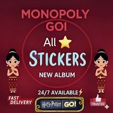 💫Monopoly Go Stickers 1-6⭐ All Sticker Available⚡ Cheapest 💥Fast Delivery 24/7