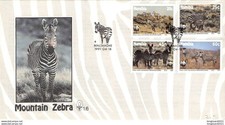 NAMIBIE - FDC 1991 WWF - MOUNTAIN ZEBRA -4005-