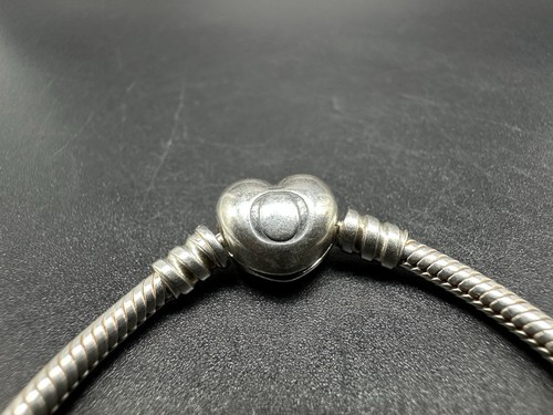 Bracciale Pandora per bambini in argento sterling 925 originale lungo 5,75" - Foto 8 di 13