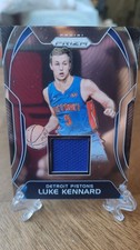 2017-18 Prizm Rookie Jersey GU Luke Kennard #SW-LK Card RC Detroit Pistons. rookie card picture