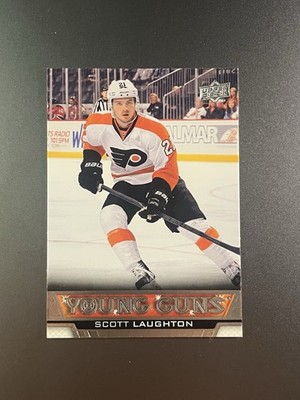 2013-14 Upper Deck Series 2 Scott Laughton Young Guns Rookie #489 GEM Kings HOT