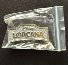 Disney Lorcana Pin Organized Play OP League Promo Steel Ink White New