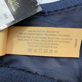 Dita Von Teese Dahlia Balconette Cage Bra Navy Nude 32DD