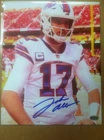 Signed Josh Allen 8x10 color photo w/coa