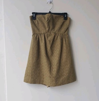 Tibi Strapless Romper Dress