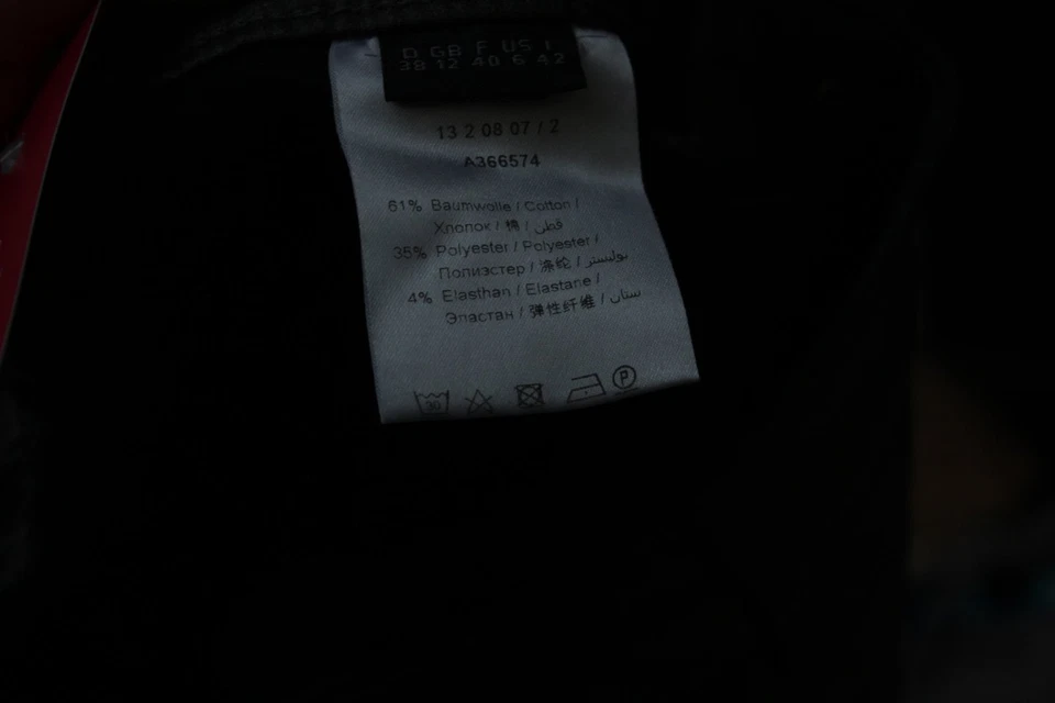 OUI Jegging Dames Pantalon T EU 38 argenté style mouillé - Photo 4/4