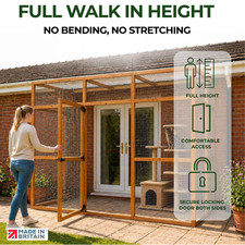 Wingham Catio & Playpen – Modular Outdoor Cat Enclosures, Shelves, Ramps & Acc