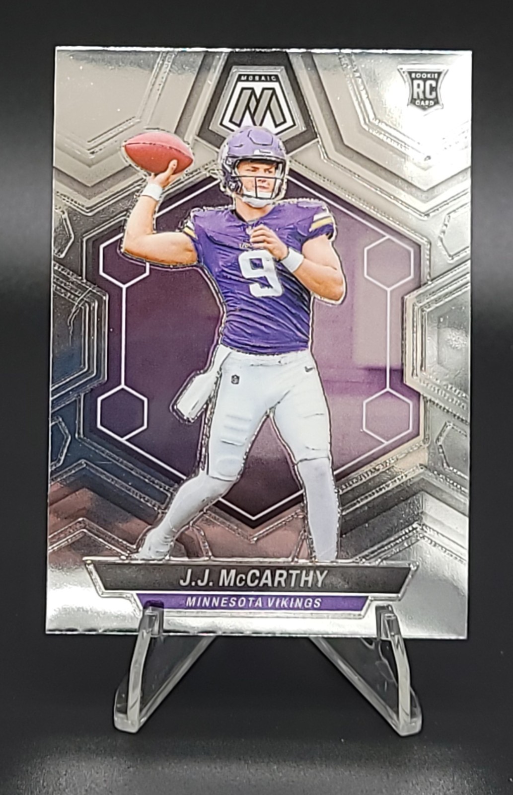 2024 Panini Mosaic - Rookies Base J.J. McCarthy #310 (RC) MINNESOTA VIKINGS