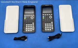 Pair of Texas Instruments TI-84 Plus CE Graphing Calculators - Tested & Reset