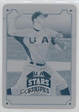 2015 Panini Stars and Stripes Printing Plate Cyan 1/1 Kyle Molnar #62 01ck