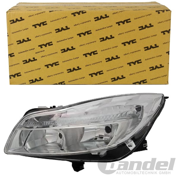 TYC Hauptscheinwerfer H7/H1 Links Passend FüR Opel Insignia A Sports Tourer Cdti-image