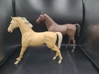 Marx Vintage Johnny West 13.5” Palomino Horse 1960s, 1 Unbranded Horse. MG