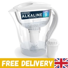 3.5L Alkaline Water Filter Jug - Long-Life pH Balance Purifier - Eco-Friendly
