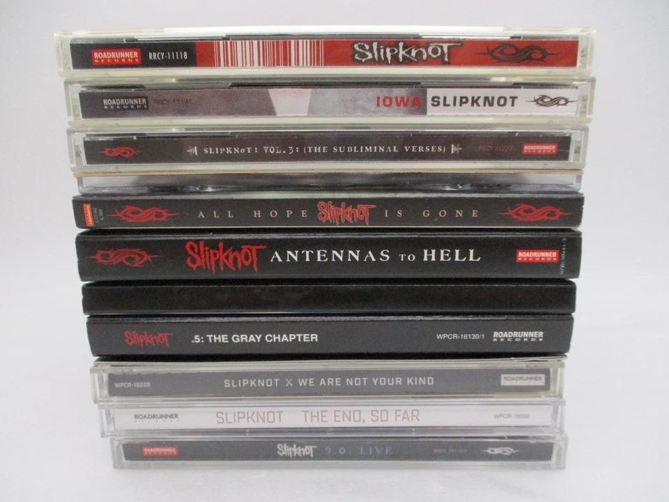 Slipknot CD IOWA THE SUBLIMINAL VERSES ALL HOPE IS GONE the GRAY CHAPTER 9CD - Image 4 of 4