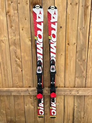 Alpine Downhill Snow Ski ATOMIC RACE 8 55'' Long Skis 140 cm with Bindings