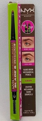 NYX PROFESSIONAL Blade & Shade Brow Pencil, Nano Mechanical Eyebrow Ash Brown