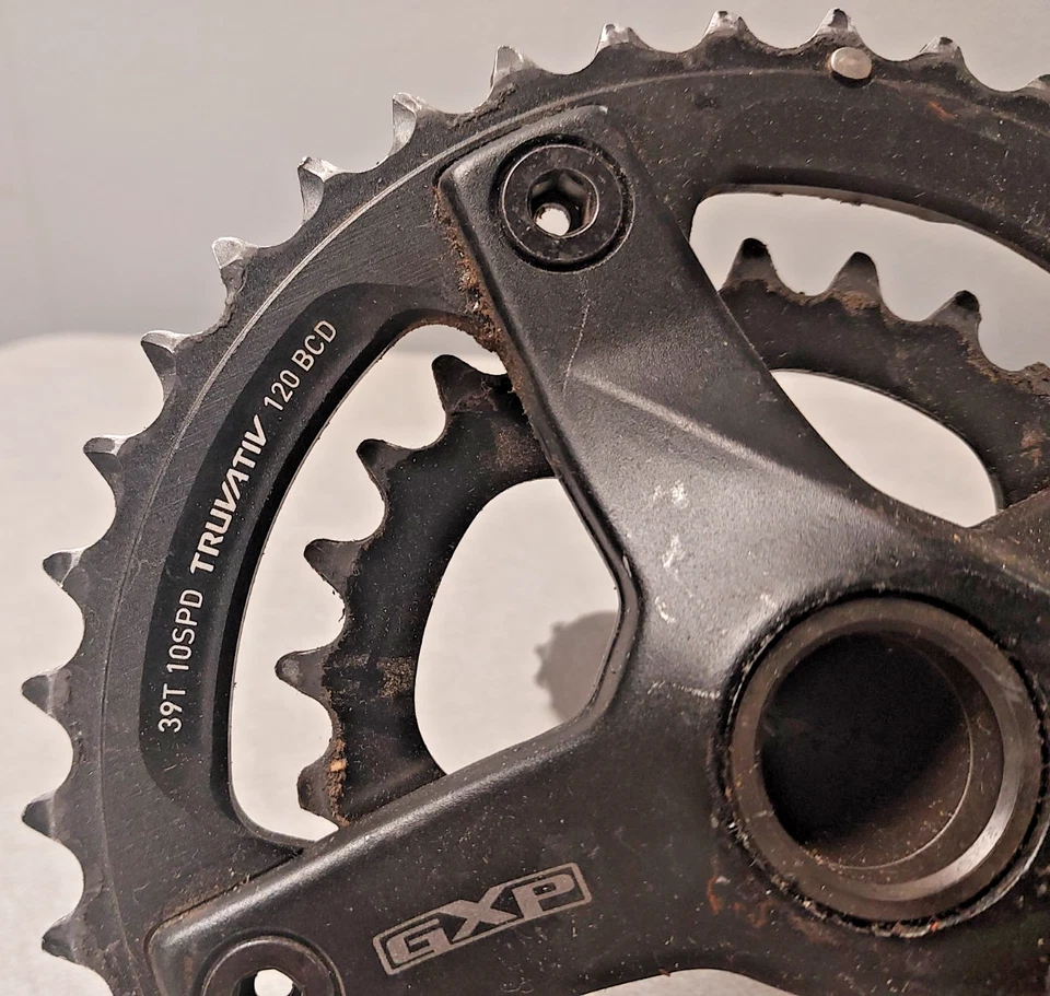 SRAM X5 GXP MTB Double Driveside Crank Arm BCD120 39/26T 175mm ISIS USA Shipper! - Image 2 of 4