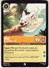 Bolt Dependable Friend 18/204 Archazia's Island Disney Lorcana