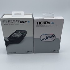 Wahoo ELEMNT BOLT GPS Bike Computer & TICKR X Heart Rate Monitor Bundle