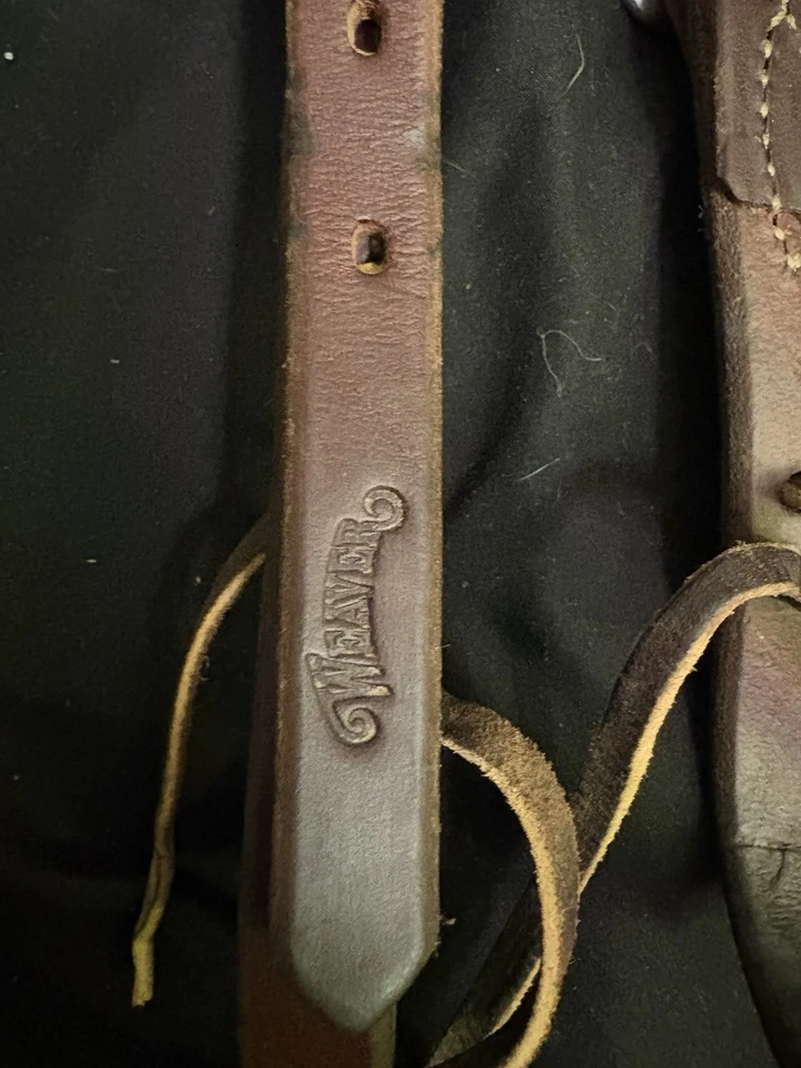 Cabezal de una oreja de cuero Weaver Foto 2 de 2