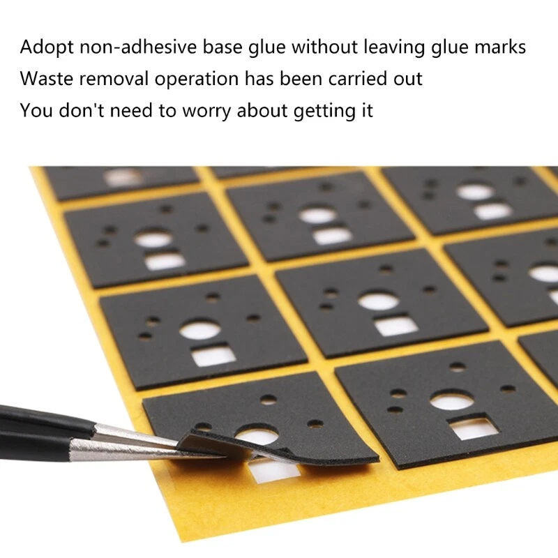 120pcs Mechanical Keyboard Gasket Insulation Film Stickers