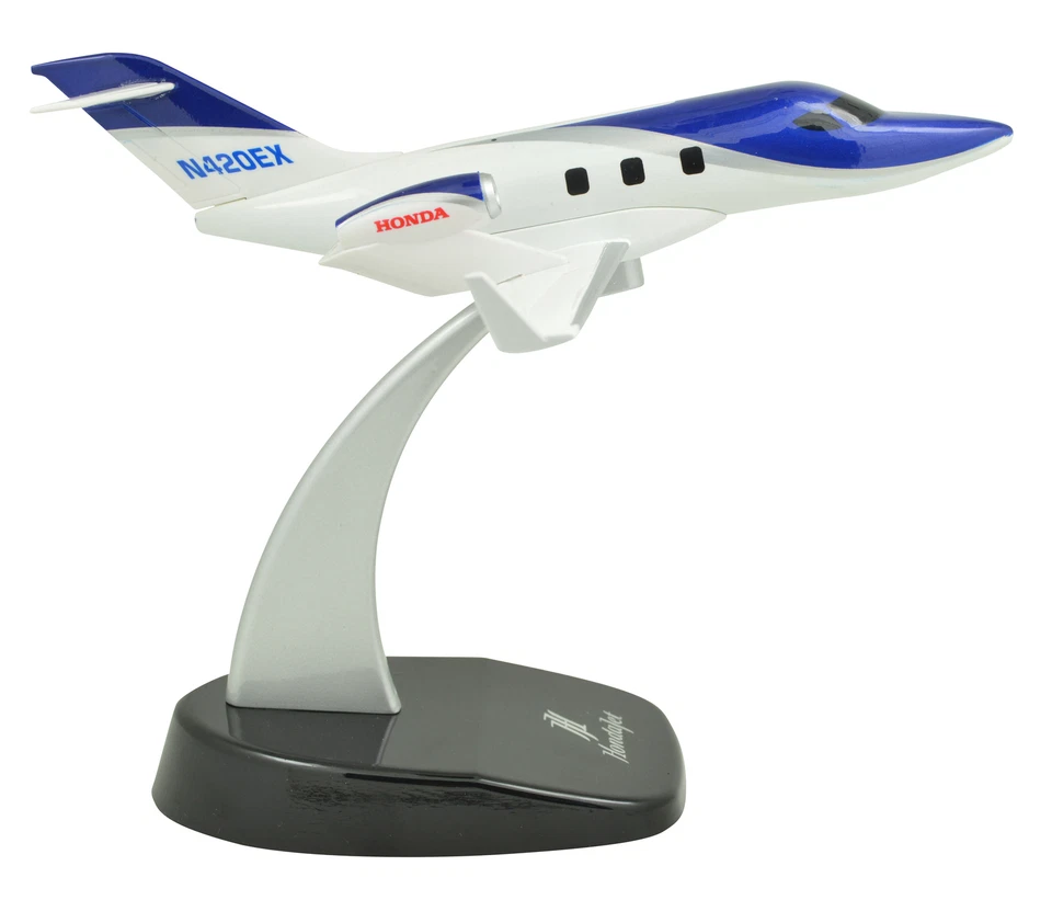 1:72 HondaJet Metal Commercial Aircraft Jet Airplane Model Diecast Plane Blue - Image 4 of 4