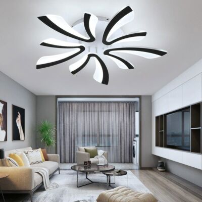 GreeLustr Acryl LED Deckenleuchte Dimmbar Deckenlampe Fernbedienung Wohnzimmer
