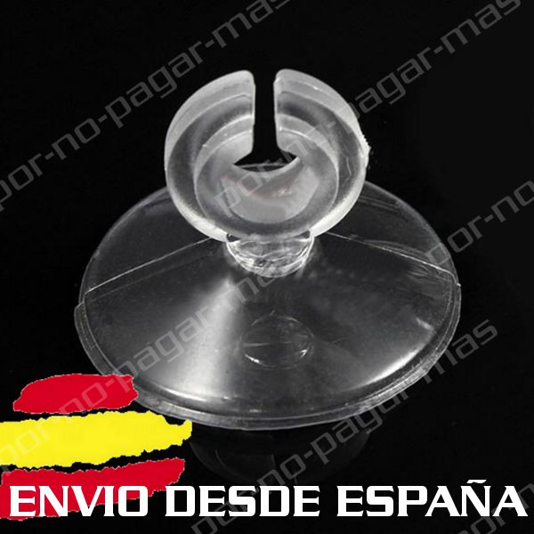 1 VENTOSA PARA ACUARIO GAMBARIO TUBO DE AIRE OXIGENADOR DIFUSOR CO2 BOMBA