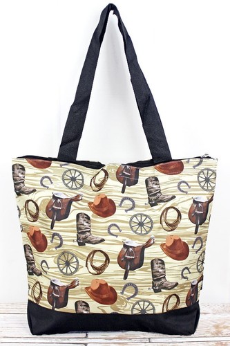 Shoulder Tote Bag Shopping Western Canvas Handbag With Coin Purse - Picture 4 of 4