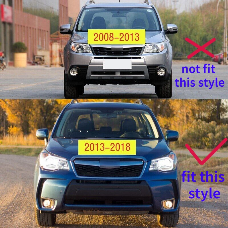 2x Cubierta de moldura de esquina limpiaparabrisas delantero para Subaru Forester SJ 2014-18 Foto 3 de 4