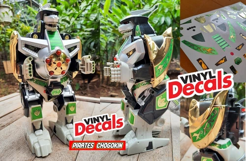 Decals Sticker Replacement Dx vintage Dragonzord Megazord Power Rangers