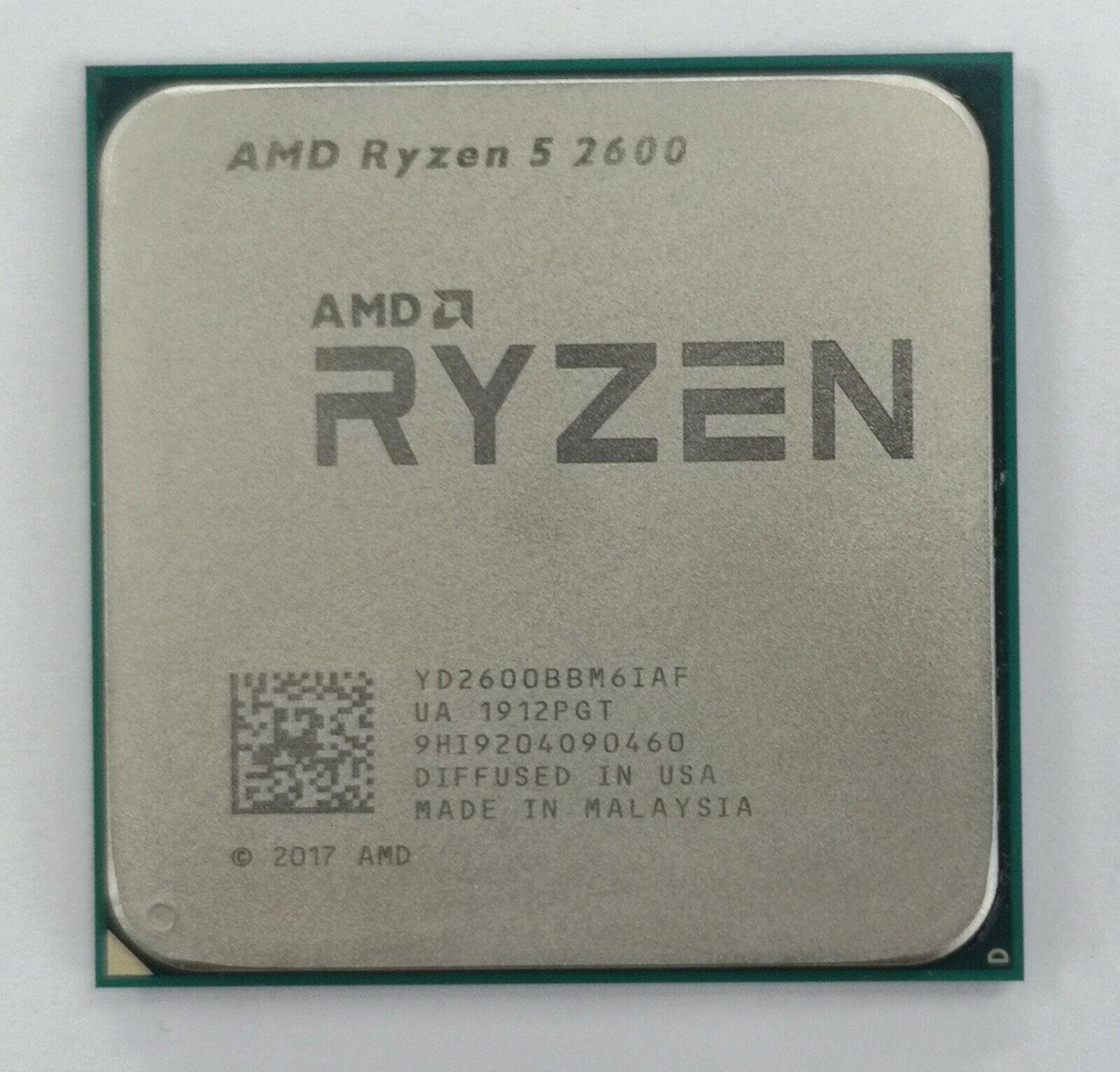 AMD Ryzen 5 2600 Desktop Processor R5 YD2600BBM6IAF Six Core Work perfectly