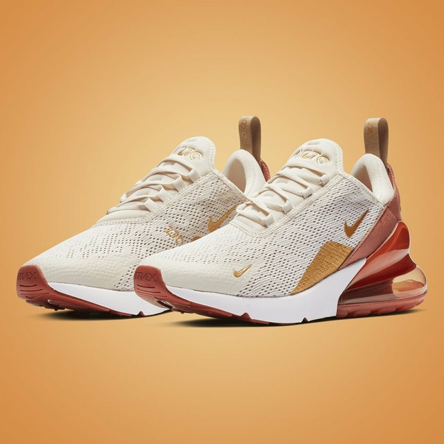 Nike Air Max 270 Cream Terra Blush Biege Brown GOLD Khaki AH6789203