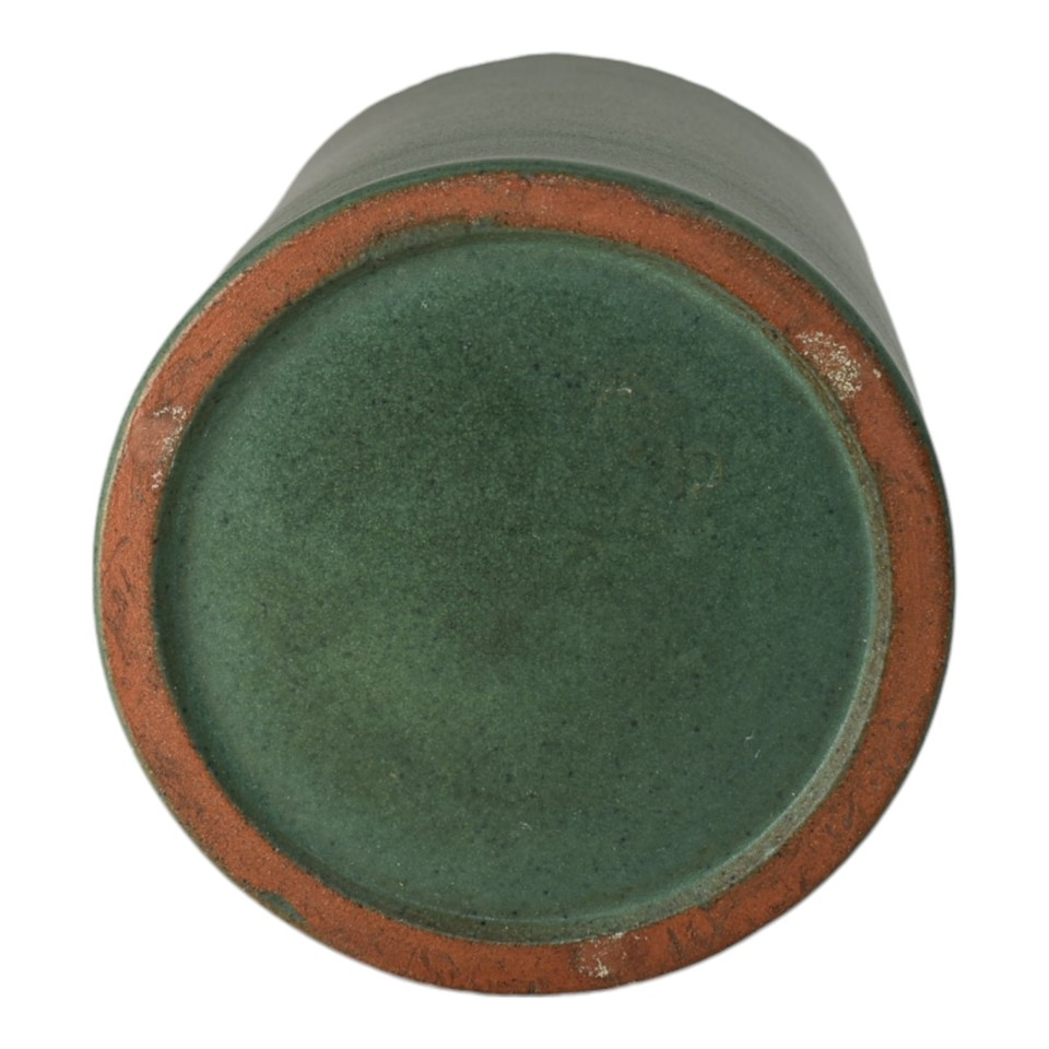 Marblehead Vintage Arts and Crafts Pottery Matte Green Ceramic Vase eBay