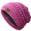thumbnail 26  - Women&#039;s Men Knit Slouchy Baggy Beanie Oversize Winter Hat Ski Fleece Slouchy Cap