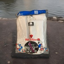 Vintage 6 Pack Hall Of Fame Over The Calf Tube Socks