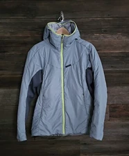 LN~Arcteryx CEVA CoreLoft Insulated Jacket DWR Ripstop Colibri Packable Hoody L