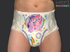 CustomZ MLP My Little Pony Pinkie Pie ABDL Plastic Backed
