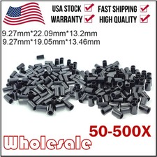 50-500 Golf Ferrules .355 .87" 530OD.520OD For Tapered Tip Iron Shaft Black LOT